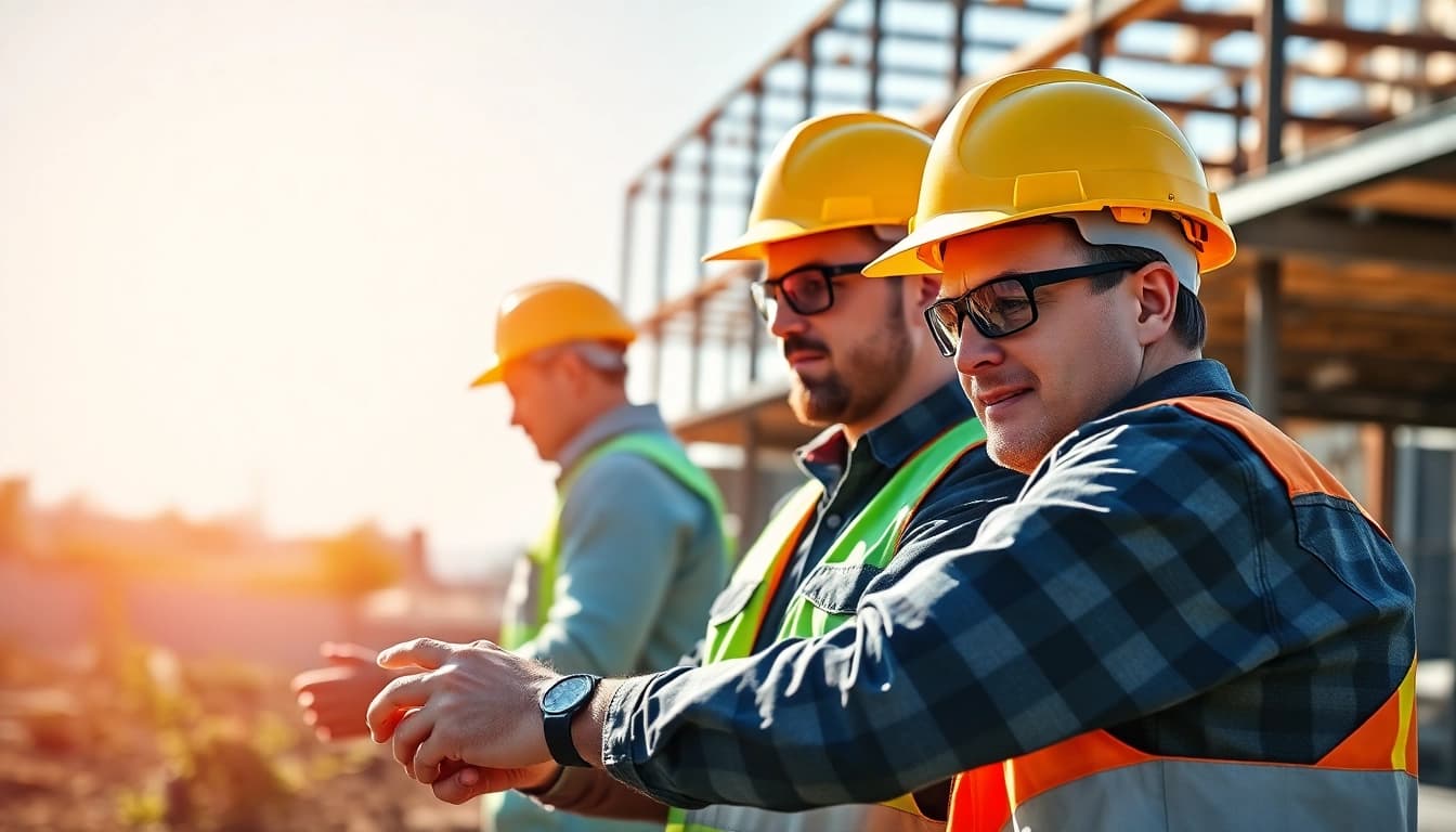 Trabajadores usando gorras de trabajo para protección y comodidad en un entorno laboral.