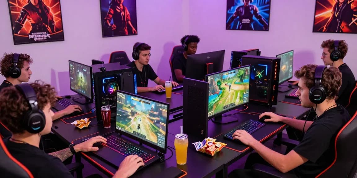 Engaged players enjoying online games on MANTRA88 platform with colorful setups.