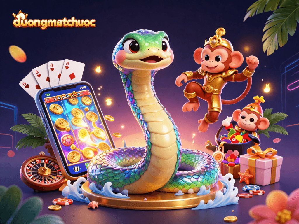 Experience the excitement of duongmatchuoc with lively characters and vibrant casino elements.