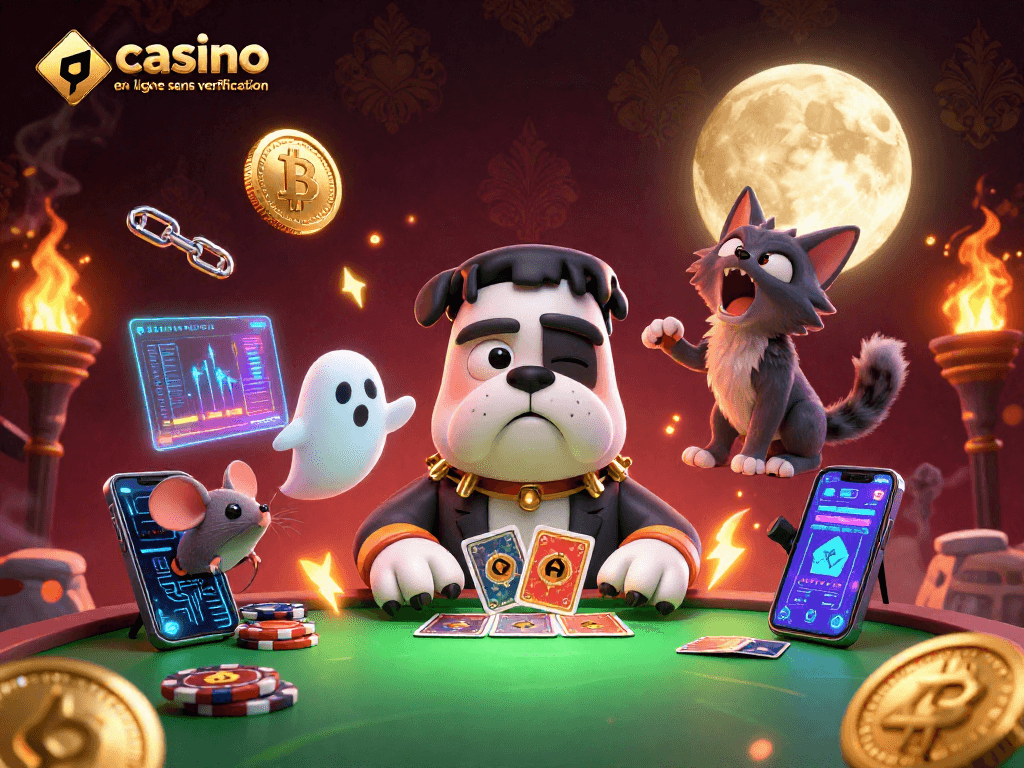 Participez à un jeu captivant dans ce casino en ligne sans vérification qui illustre une expérience immersive.