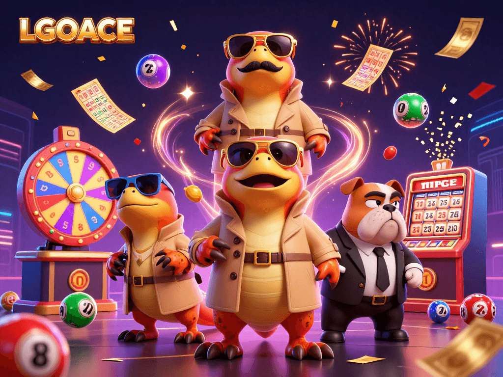 LGOACE showcases raptors in disguise at a VIP lounge, overcoming whimsical casino challenges.