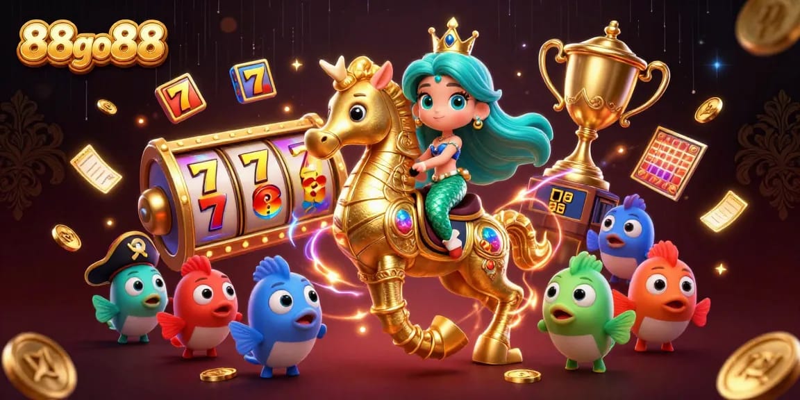 Enjoy exciting gameplay at 88go88 with vibrant slot reels and enchanting characters.