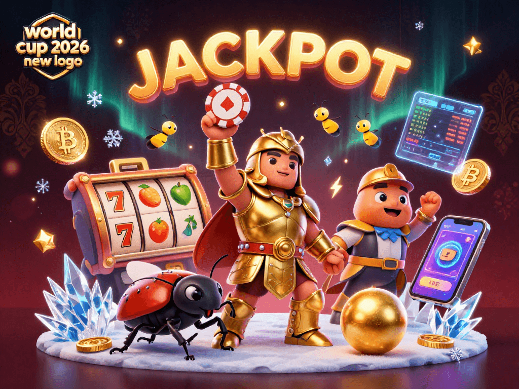 Experience thrilling gameplay with the world cup 2026 new logo highlighted in a vibrant casino scene.