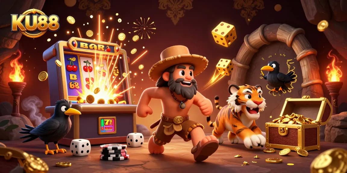 Engage in thrilling casino activities with KU88 featuring ancient characters and vibrant slots.