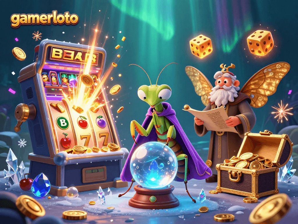 Engage with gamerloto’s thrilling slot adventures featuring an enchanting fortune teller and captivating characters.