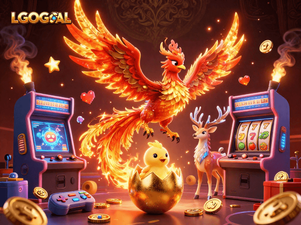 Experience exhilarating gameplay with LGOGOAL, featuring rich casino elements and dynamic characters.