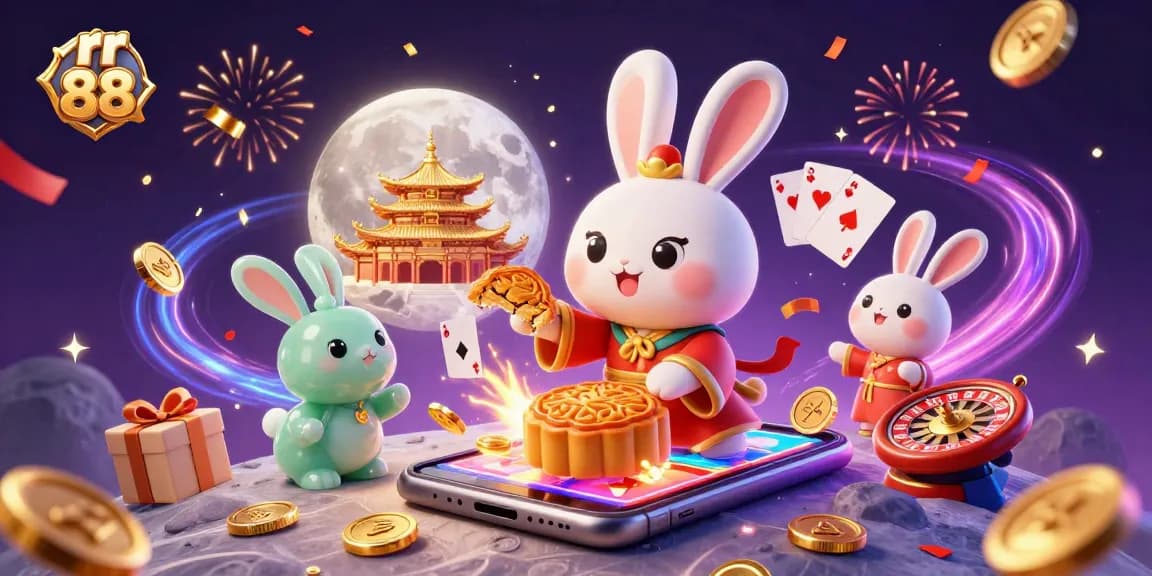 Join the 3D rabbit in traditional folklore starring in an rr 88 casino scene full of excitement