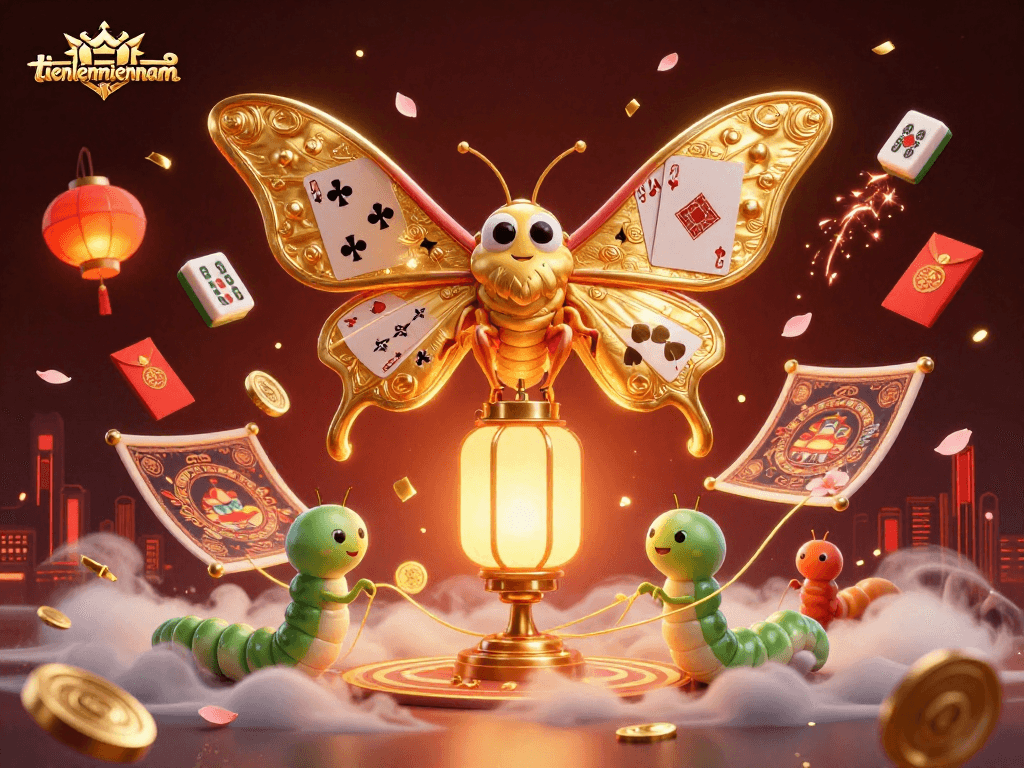 Experience thrilling moments with the tiger moth soaring at tienlenmiennam's vibrant casino scene.