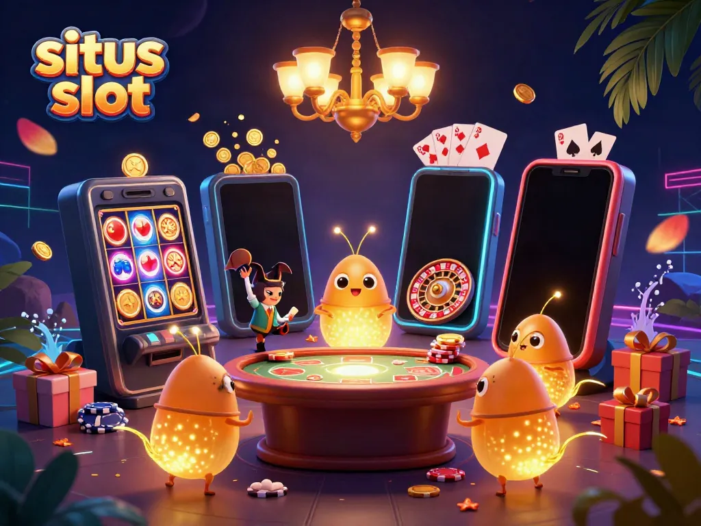 Menjelajahi keistimewaan situs slot dalam kasino gua bercahaya dengan karakter unik.