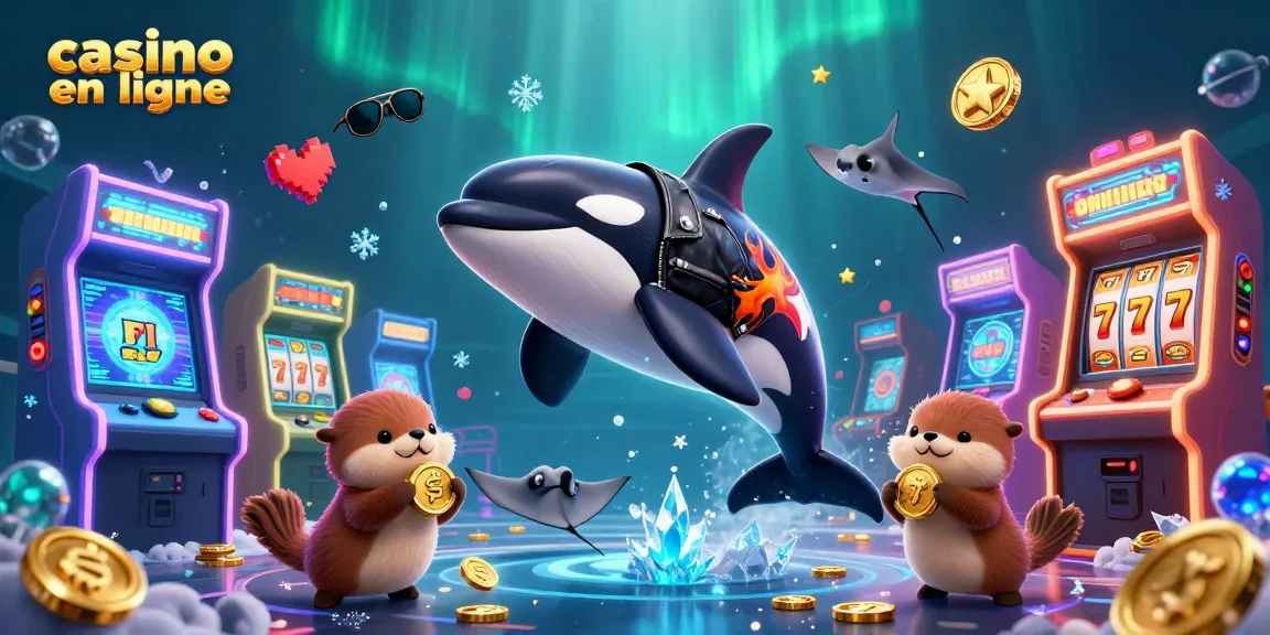 Plongez dans l'univers du casino en ligne avec des créatures marines amusantes et des éléments de jeux dynamiques.