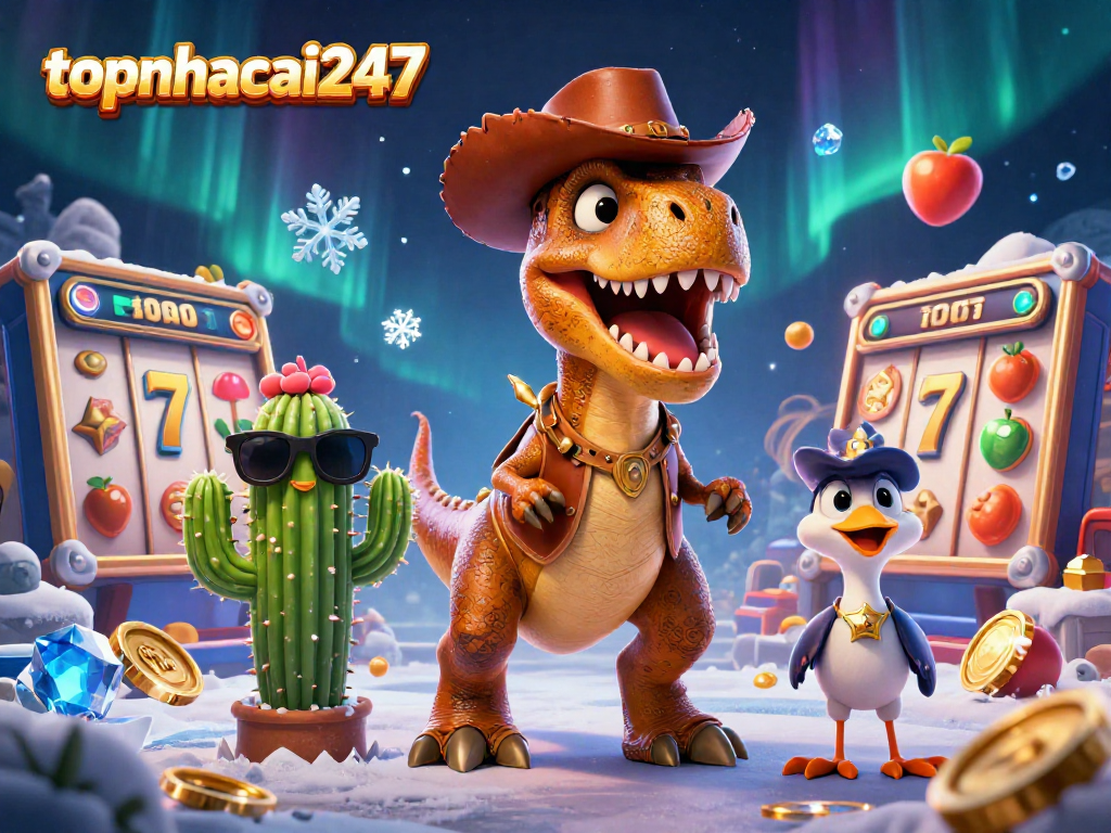 Experience thrilling gameplay at topnhacai247 with exciting slots featuring cartoon characters and dynamic elements.