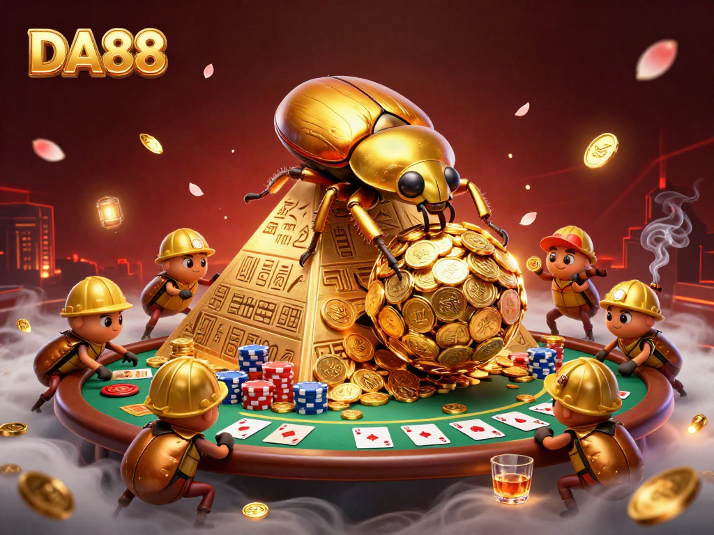 Spin the golden coin pyramid and reveal winning strategies at DA88 casino