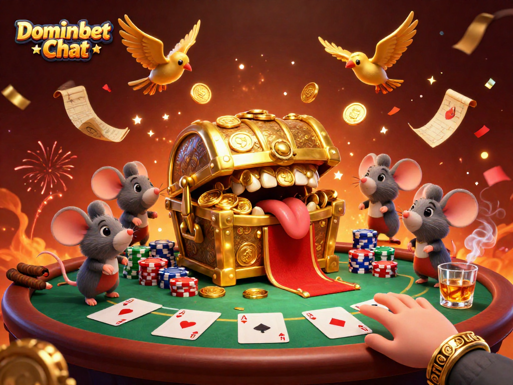 Engage in thrilling gameplay at Dominobet Chat with dynamic poker scenes filled with excitement.