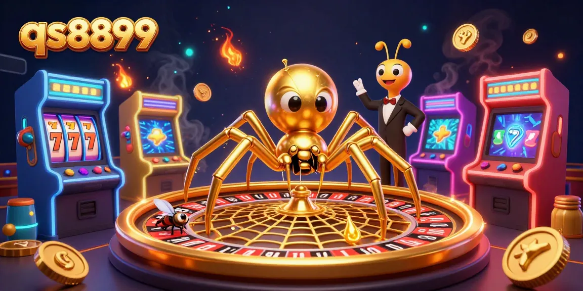 Engage with qs8899 in an immersive 3D casino world of colorful games and betting excitement.