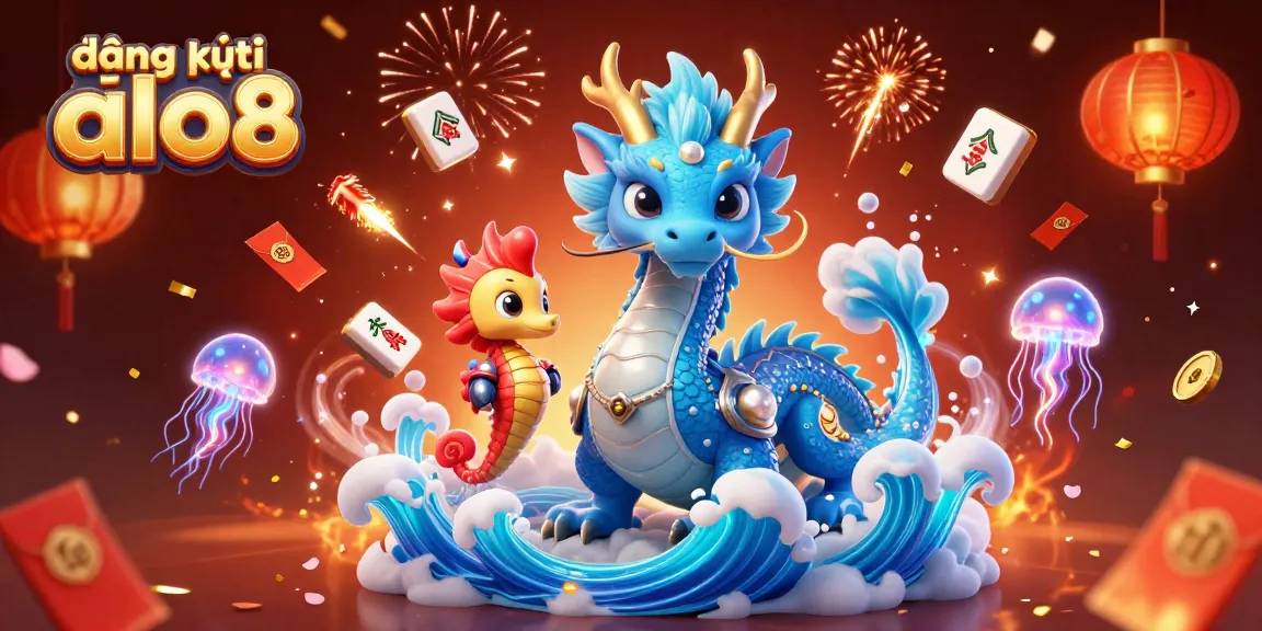 Engage with register for đăng ký alo8, featuring a vibrant 3D casino-themed illustration.