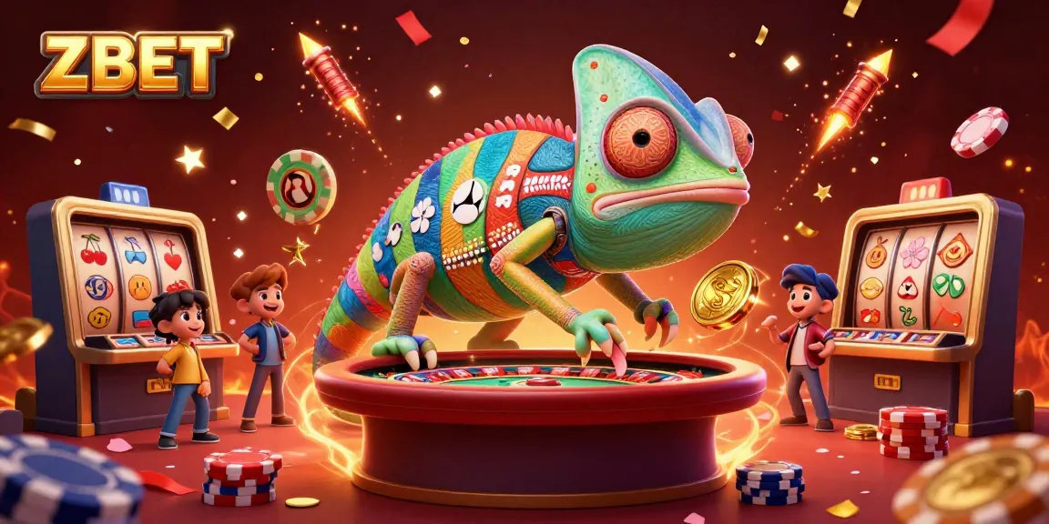 Experience thrilling gaming action at ZBET with vibrant casino visuals and engaging gameplay.