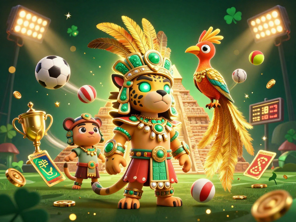 Engage with the exciting keno-jackpot game featuring dynamic sports elements and vivid characters.