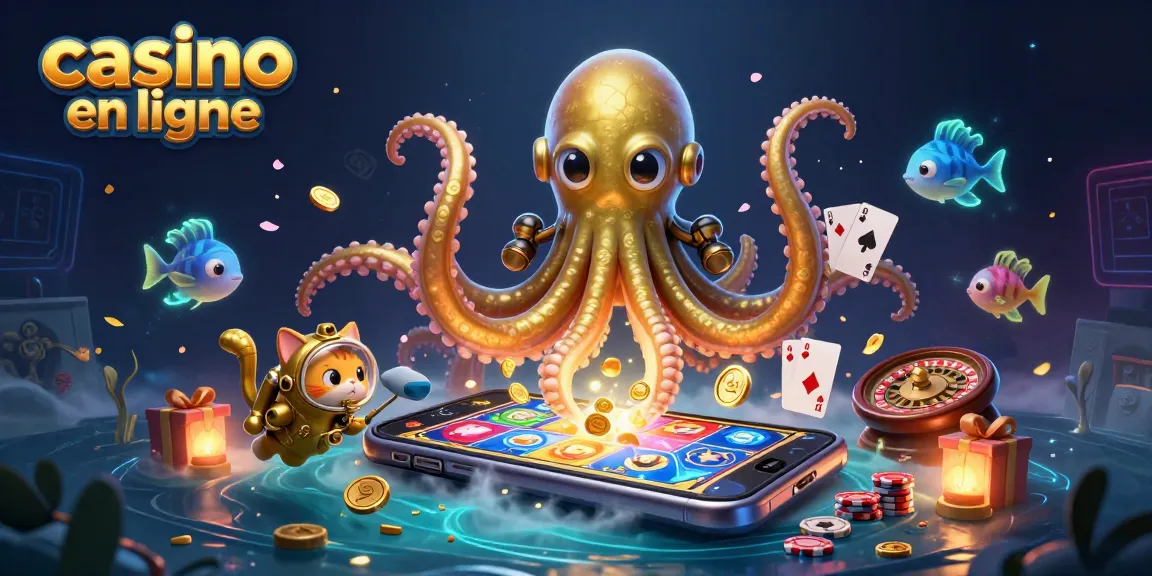 Jouez sur un casino en ligne avec des jeux fascinants dans un décor sous-marin magique.