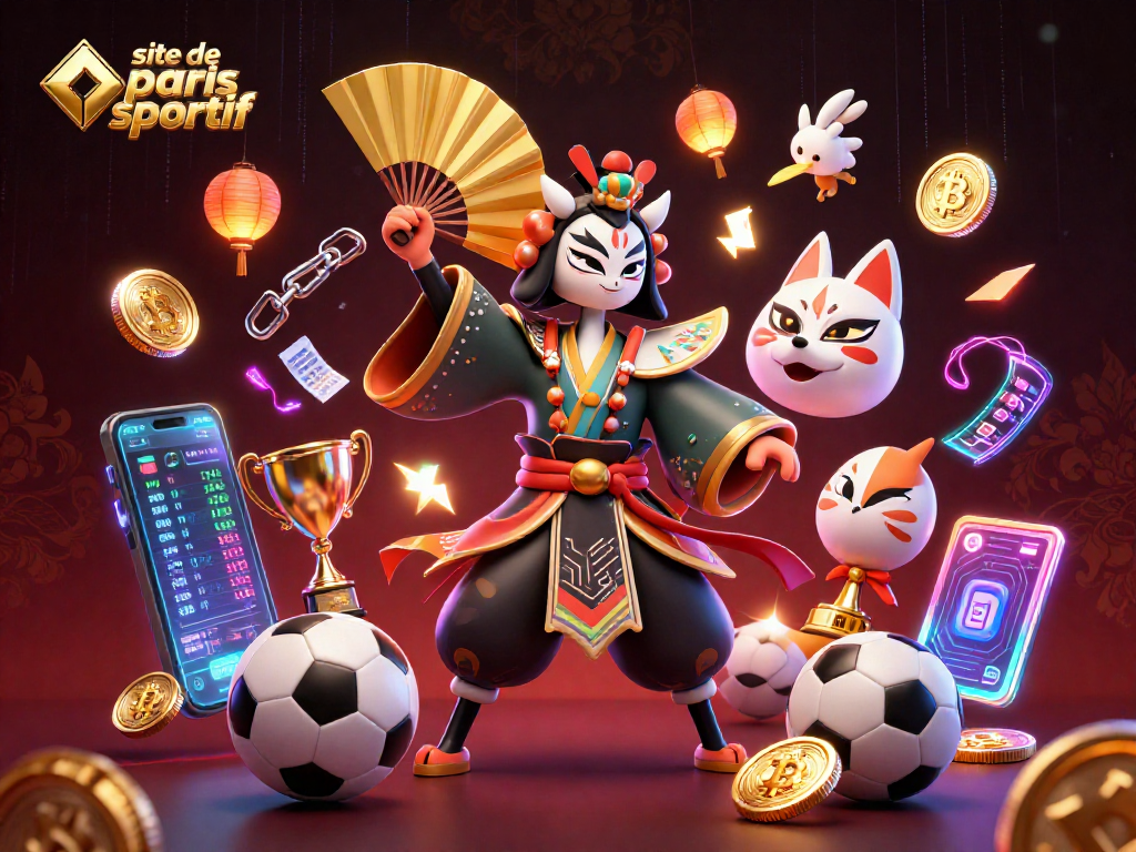Pariez sur votre site de paris sportif préféré avec des personnages colorés et des éléments de jeu dynamiques.