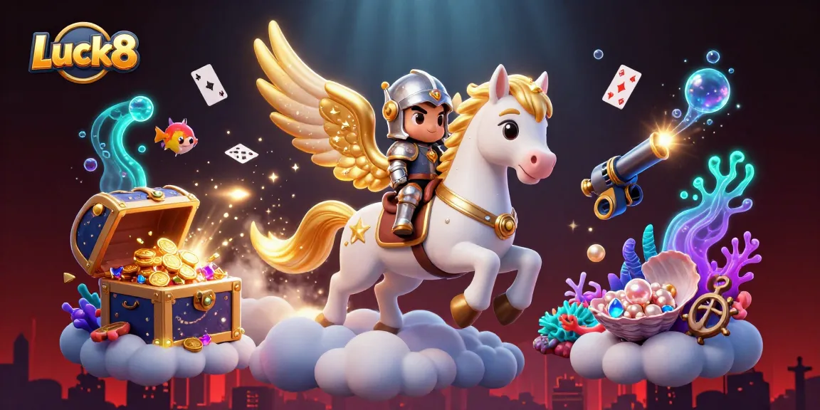Experience thrilling wins at Luck8 with a captivating casino adventure featuring 3D characters and dynamic elements.