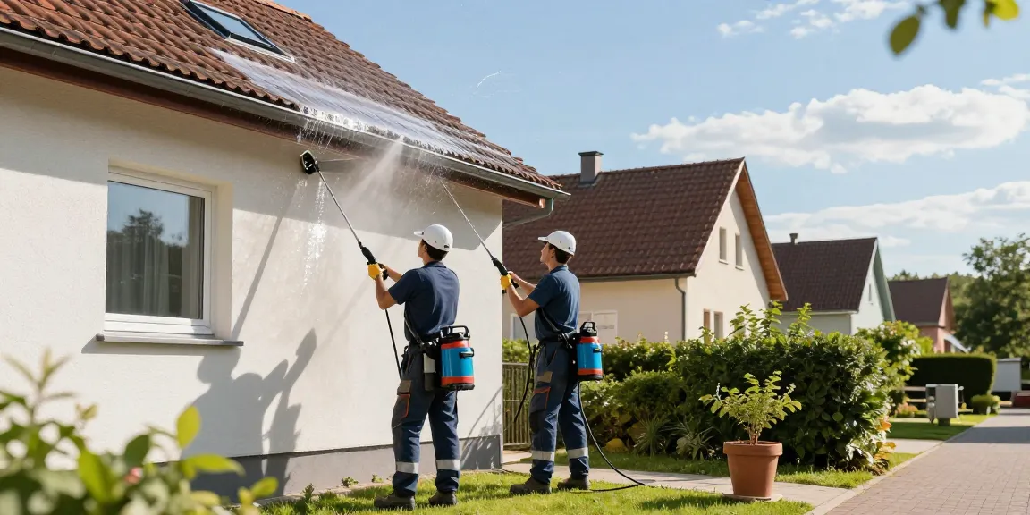 Professionelle Reinigung Neuenrade von Fassaden und Dächern, umweltfreundliche Mittel und erfahrenes Team.