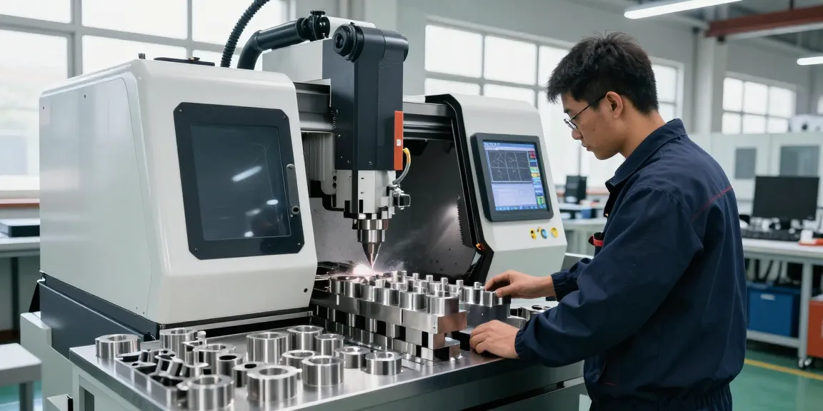 CNC stainless steel parts suppliers manufacturing precision components in a modern workshop.