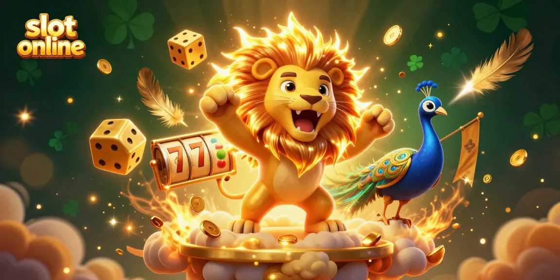 Experience slot online thrills with golden symbols, vibrant characters, and energetic atmosphere.