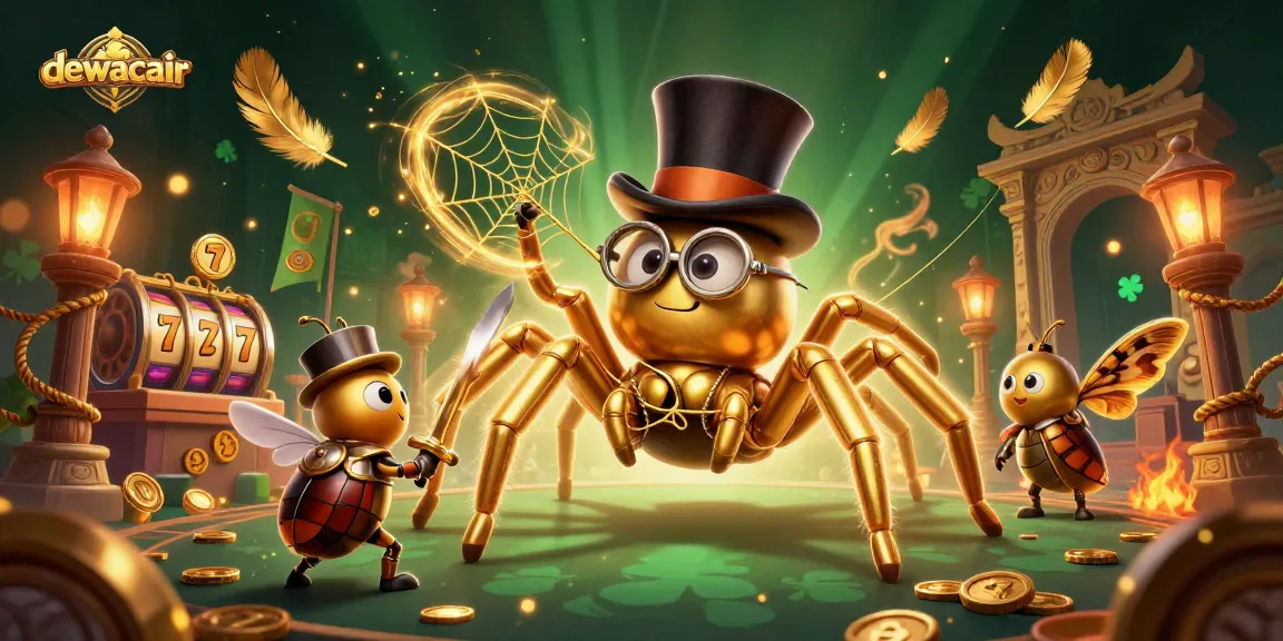 Engage with the rich gaming experience at dewacair featuring thrilling slot reels and golden elements.