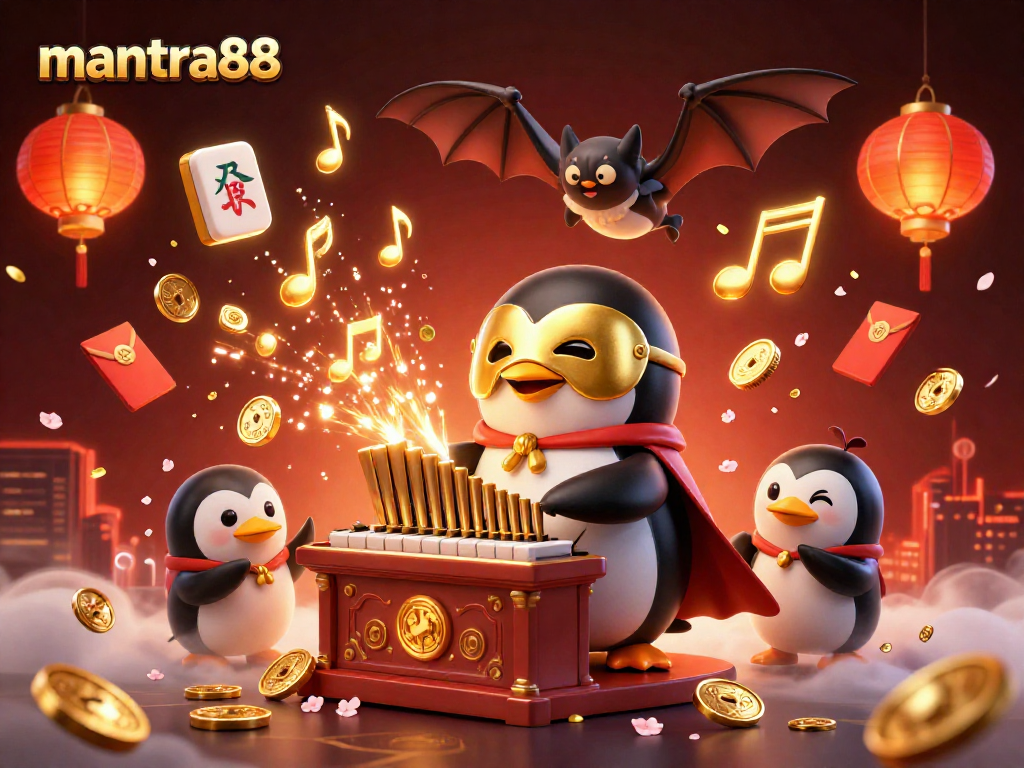 Experience immersive winning fun with mantra88, featuring a golden-themed slot scene of joy.
