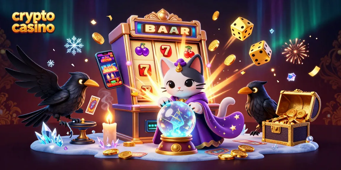 Jouer au crypto casino avec des machines à sous et des animations mystiques captivantes.