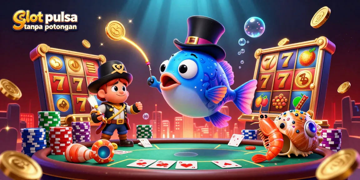 Menangkan permainan slot pulsa tanpa potongan dengan karakter menarik dan elemen kasino yang dinamis.