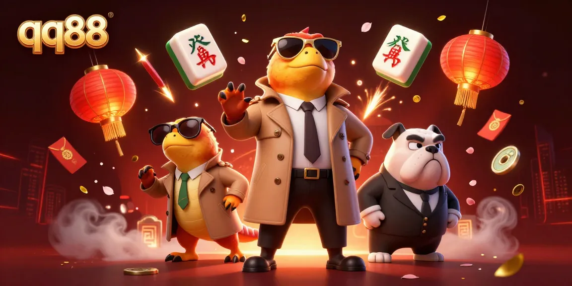 Experience the excitement of qq88 as raptors humorously infiltrate a VIP casino lounge.