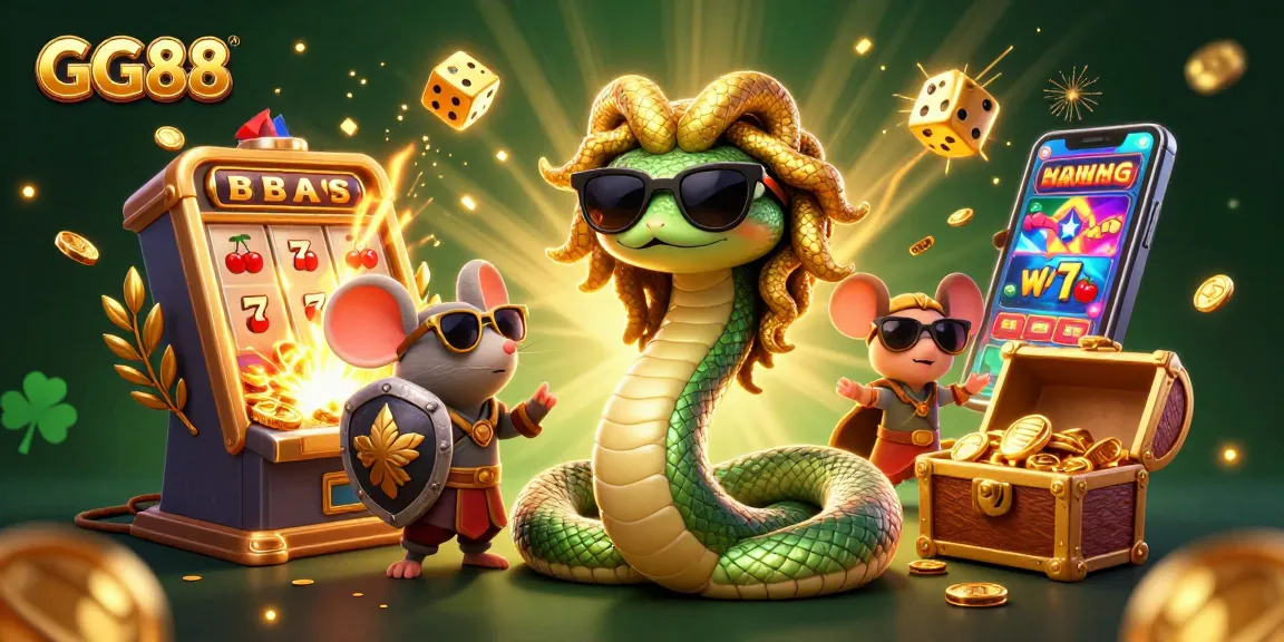 Spin the reels at GG88 with Medusa, a warrior mouse, and bursting jackpots!