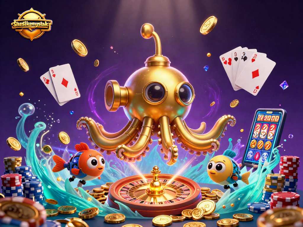 Experience thrilling play at siteslikemystake with a dynamic scene of casino action!