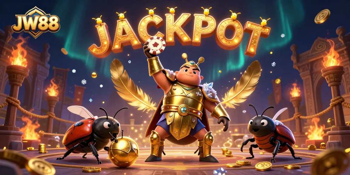 Experience thrilling wins with JW88’s dazzling 3D casino adventure featuring vibrant characters.
