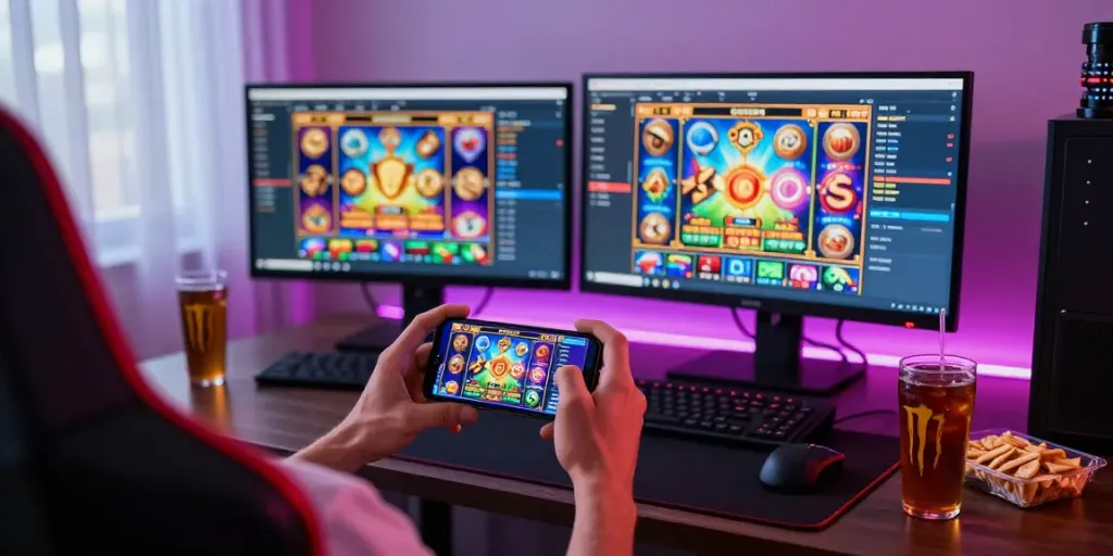 Pengalaman bermain apk slot di ponsel dengan grafik cerah dan suasana nyaman.