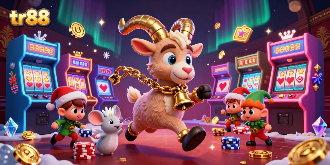 Engage with exciting games at tr88, featuring a lively casino scene with animated characters and dynamic elements.