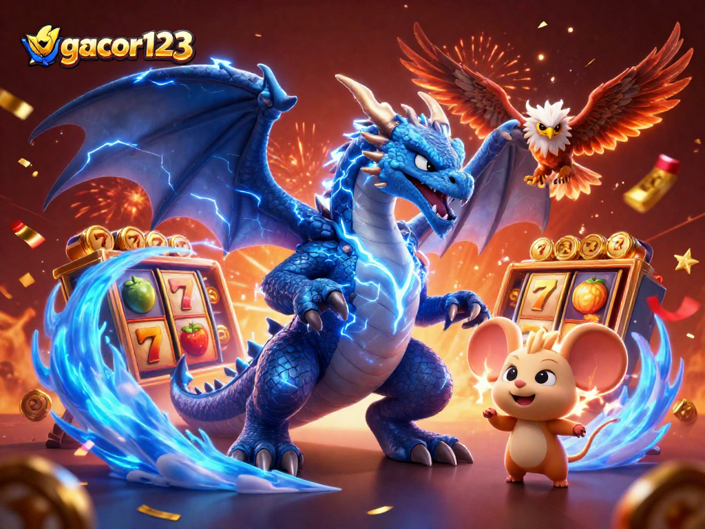 Engage in exciting gameplay on gacor123 with thrilling slot reels and vibrant game elements.