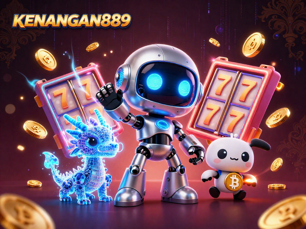 Play slots and win big at KENANGAN889 with vibrant 3D characters and exciting game elements.