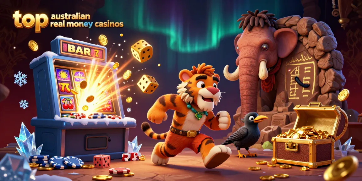 Join the excitement at top australian real money casinos featuring colorful slot games and engaging characters.