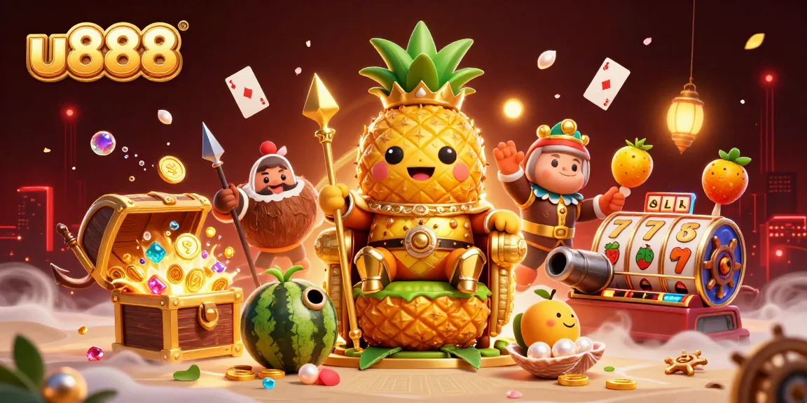 Experience the vibrant games at u888 with golden treasures and gaming excitement