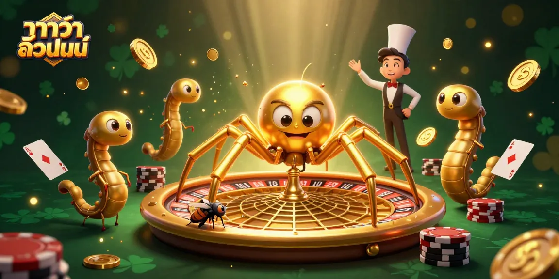 Experience the excitement of บาคาร่าออนไลน์ with animated poker characters, vibrant colors, and dynamic elements.