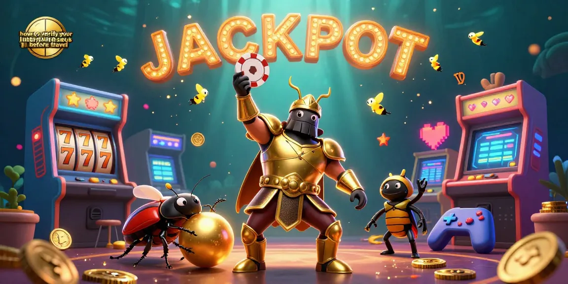 Play to win and verify your Interpol status before travel with this vibrant jackpot scene.