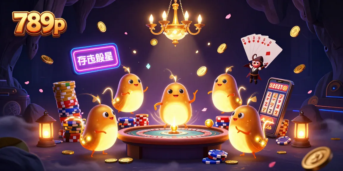 Experience excitement at 789p casino with glowworms illuminating a vibrant gaming scene!
