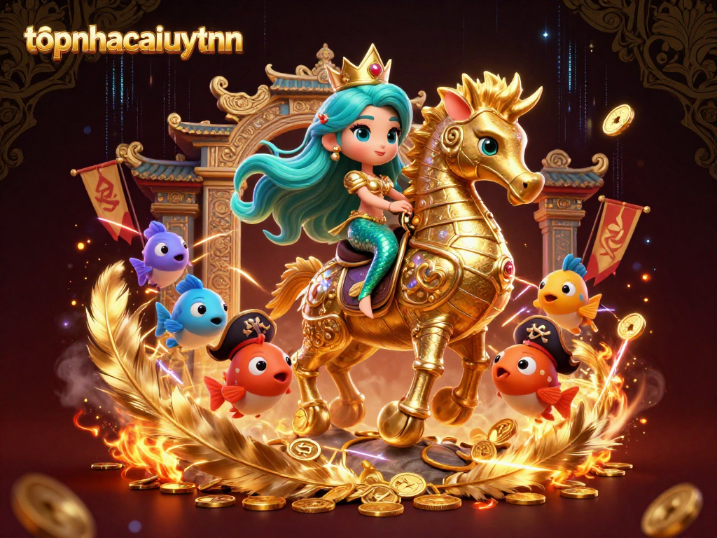 Experience the thrill of topnhacaiuytinn with vibrant characters and dynamic casino elements.