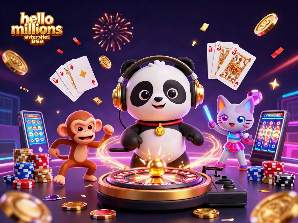 Win with Hello Millions sister sites USA offering vibrant gaming experiences and bonuses.