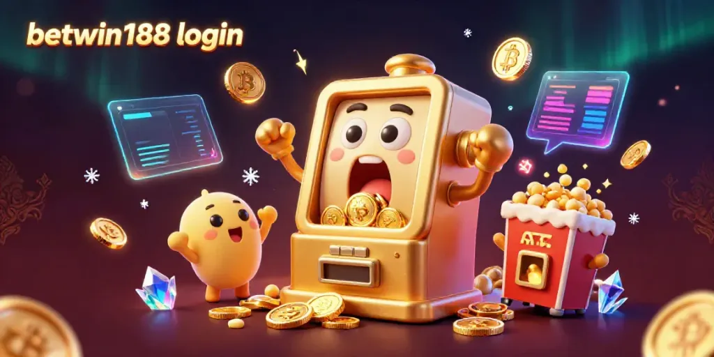 Login betwin188 saat jackpot dengan mesin slot emas yang ceria dan menyenangkan.