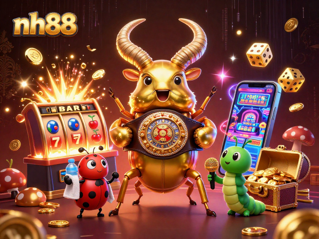 Experience exciting jackpots with nh88's vibrant casino scene featuring lively game elements.