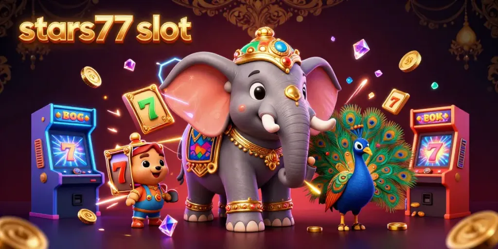 Mainkan pengalaman menarik dari stars77 slot dengan simbol jackpot dalam ilustrasi mengesankan ini.