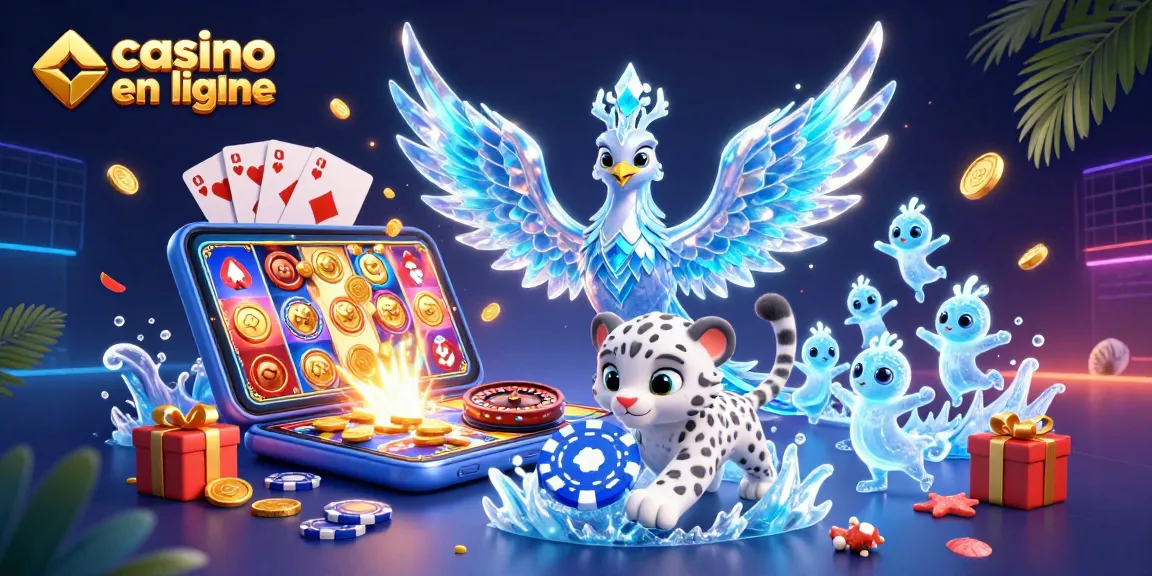 Jouer sur un casino en ligne tout en découvrant des éléments captivants dans une scène dynamique.
